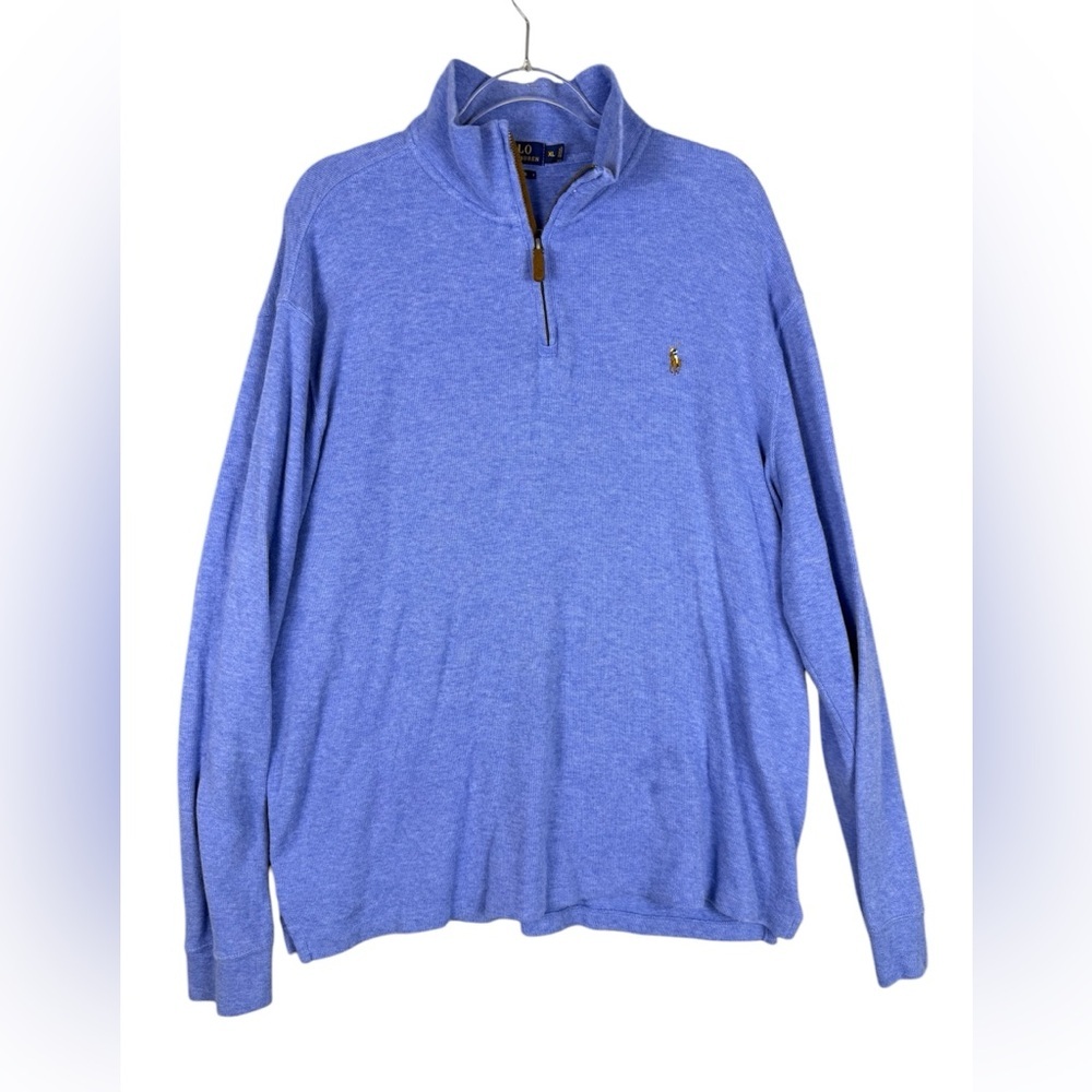 Ralph Lauren Estate Rib quarter zip polo XL men’s excellent preowned condition